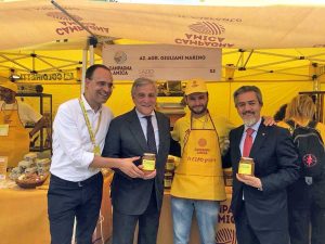 Roma - Battistoni e Tajani al villaggio Coldiretti
