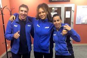 Sport - Pugilato - Melissa Gemini con Gianfranco Rosi e Valeria Calabresi