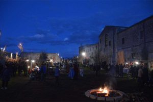 Tarquinia - Gli spazi esterni del convento di San Francesco
