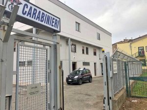 La stazione dei carabinieri di Carbognano