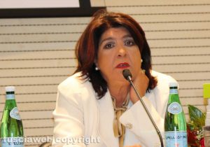 Viterbo - Simonetta Pachella alla premiazione del concorso "A Silvia"