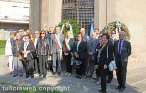 Viterbo - 68esima giornata per le vittime degli incidenti sul lavoro - La deposizione della corona