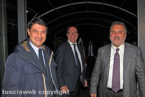 Viterbo - Alessandro Mazzoli, Bruno Astorre ed Enrico Panunzi