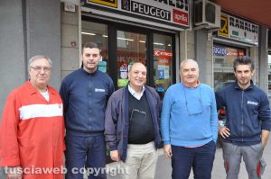 Viterbo - La bottega di biciclette Ranaldi - Lo staff