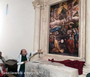 “Allegoria del Cordone” di Angelo da Vallerano nella chiesa Madonna della Pieve