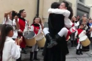 Viterbo - Proposta di matrimonio a S. Rosa - Caterina Del Citto e Gianluca Eterno