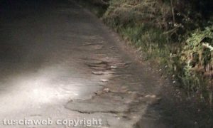 Civita Castellana - Buche sulla SP77