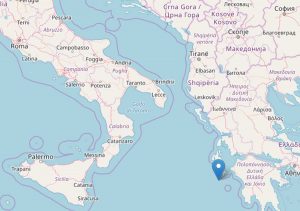 Scossa di terremoto in Grecia