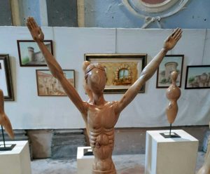 Canepina - Le sculture in legno in mostra