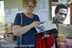 Soriano nel Cimino - Graziella Chiarcossi nella casa di Pasolini