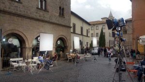 Troppa Grazia - Le riprese a piazza del Gesù