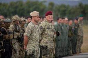 Roma - L'esercitazione militare "Notte scura 2018"