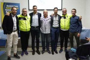 Sport - Calcio - Aia - Ceccarelli e Coppetelli in visita alla sezione di Viterbo