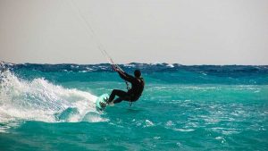 Kitesurfing