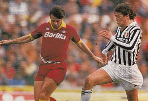 Sport - Calcio - Serie A 1986-87 - Sebastiano Nela e Aldo Serena