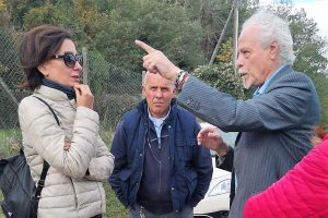 Bolsena - Il sopralluogo di Silvia Blasi (M5s)