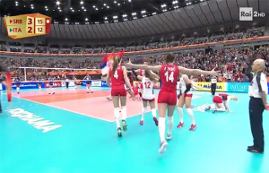 Volley - La finale femminile tra Italia e Serbia