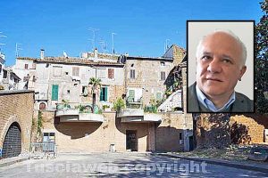 Corchiano - Nel riquadro: Bengasi Battisti