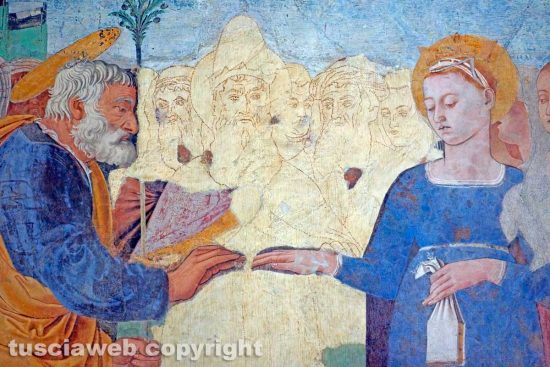 Lo sposalizio della Vergine di Lorenzo da Viterbo