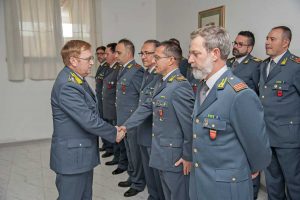 Viterbo - Guardia di finanza - Il comandante del Lazio Michele Carbone al comando provinciale