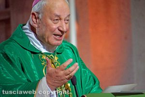 Viterbo - Il vescovo Lino Fumagalli