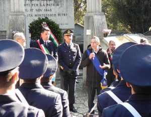 Sutri - Pietro Nocchi commemora l'eccidio del 1943
