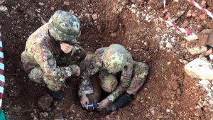 Esercito - Disinnescata bomba a Terni - I rilievi iniziali