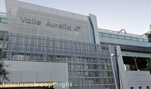 Ferrovia Roma - Viterbo - La stazione di Valle Aurelia