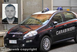 Carabinieri - Nel riquadro: Ismail Rebeshi