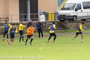 Sport - Calcio - Viterbese - L'allenamento di stamani diretto da Lopez