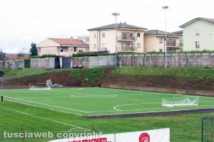 Sport - Calcio - Il campo in sintetico a Grotte di Castro