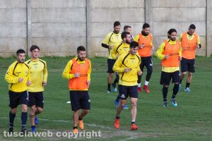 Sport - Calcio - Viterbese - L'allenamento a Grotte di Castro - Il gruppo