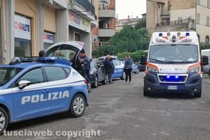 Viterbo - Tentato furto sulla Cassia Sud - L'intervento di polizia e 118