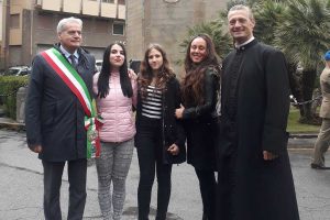 Viterbo - Le studentesse dell'istituto Midossi
