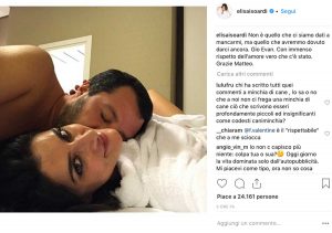 Il post di Elisa Isoardi