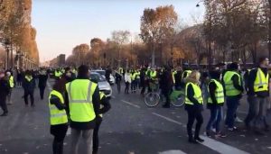 Parigi - Rivolta dei Gilet gialli