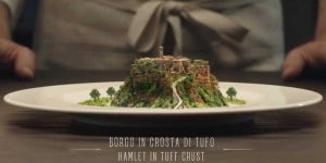 Civita di Bagnoregio nello spot della Farnesina con lo chef Cracco