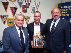 Il sindaco Arena con Paolo Valeri e Luigi Gasbarri