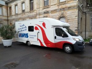 Tarquinia - L'autoemoteca dell’Avis provinciale