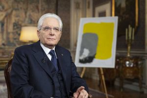 Il presidente della repubblica Sergio Mattarella
