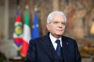 Il presidente della repubblica Sergio Mattarella