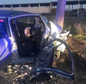 Tuscania - Auto contro albero, ferita donna