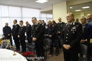 Viterbo - Messa e scambio d'auguri al comando dei carabinieri