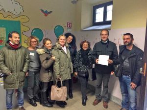 L'assessore Micci all'stituto comprensivo Carmine
