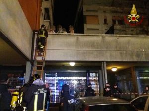 Reggio Emilia - L'incendio nella palazzina