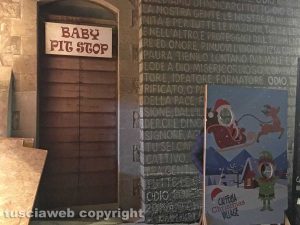 Viterbo - Baby pit stop chiuso al Caffeina Christmas village