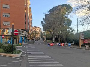 I lavori in via Vicenza