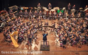 Viterbo - La banda musicale della Polizia di stato