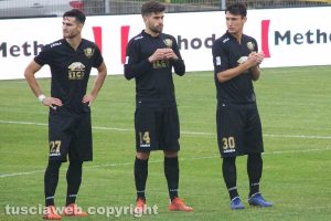 Sport - Calcio - Viterbese - Andrea De Vito, Luca Baldassin e Samuele Damiani