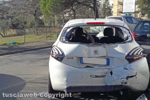 Montefiascone - L'incidente sulla Cassia nord